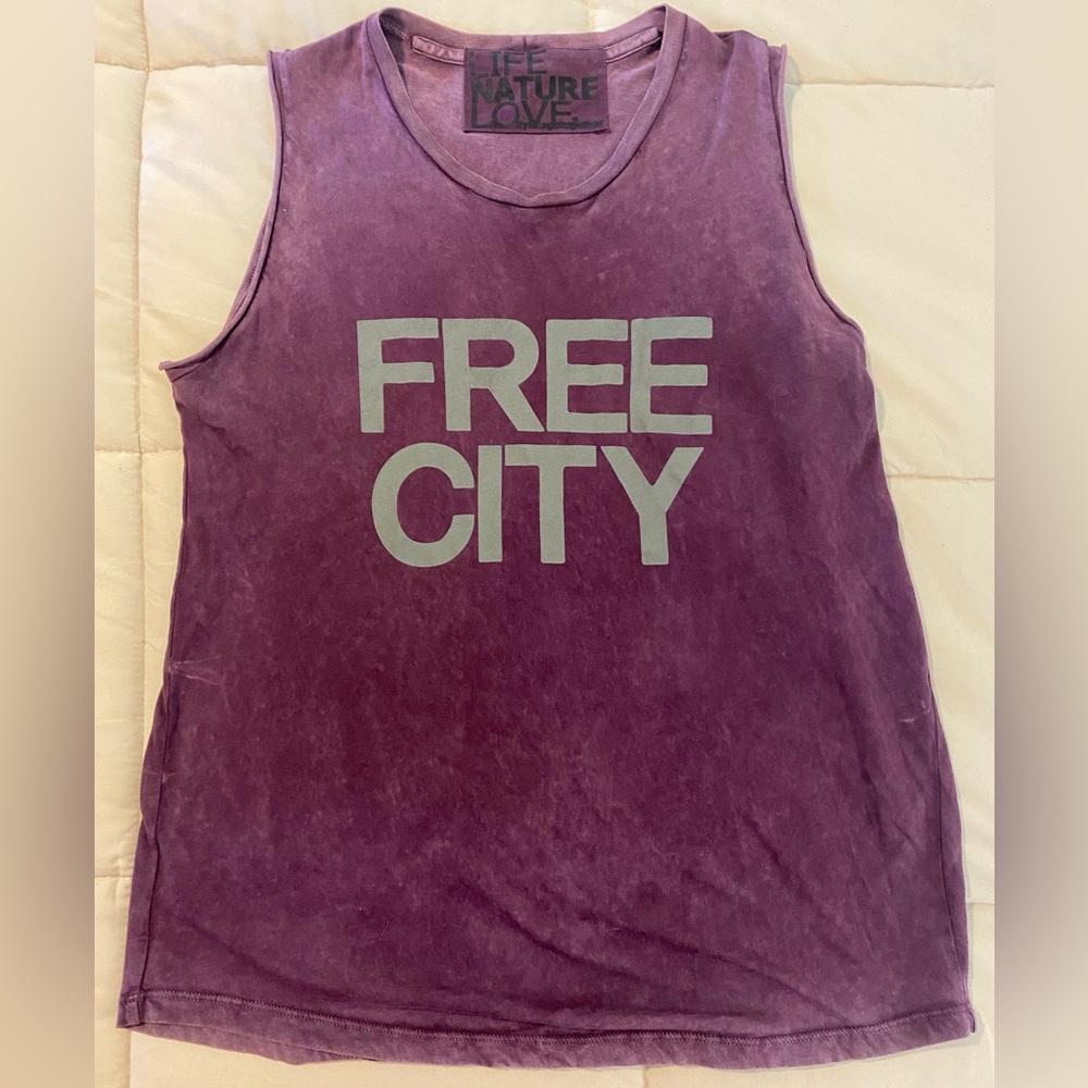 Free City O/S Sleeveless Tank